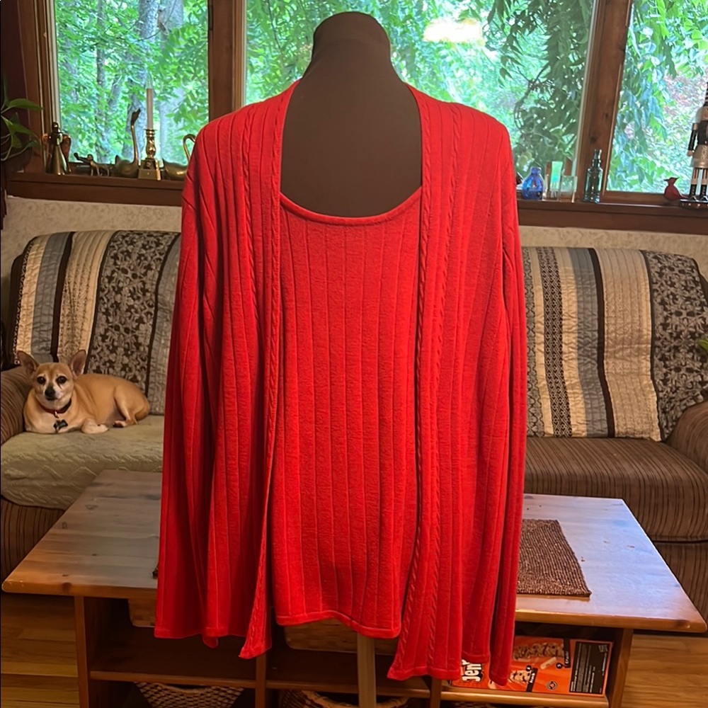White Stag Vibrant Red Women's Cardigan
